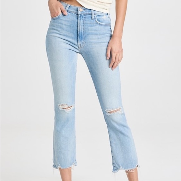 Mother Denim The Hustler Ankle Chew Jeans in Petal Pucker - Picture 2 of 13